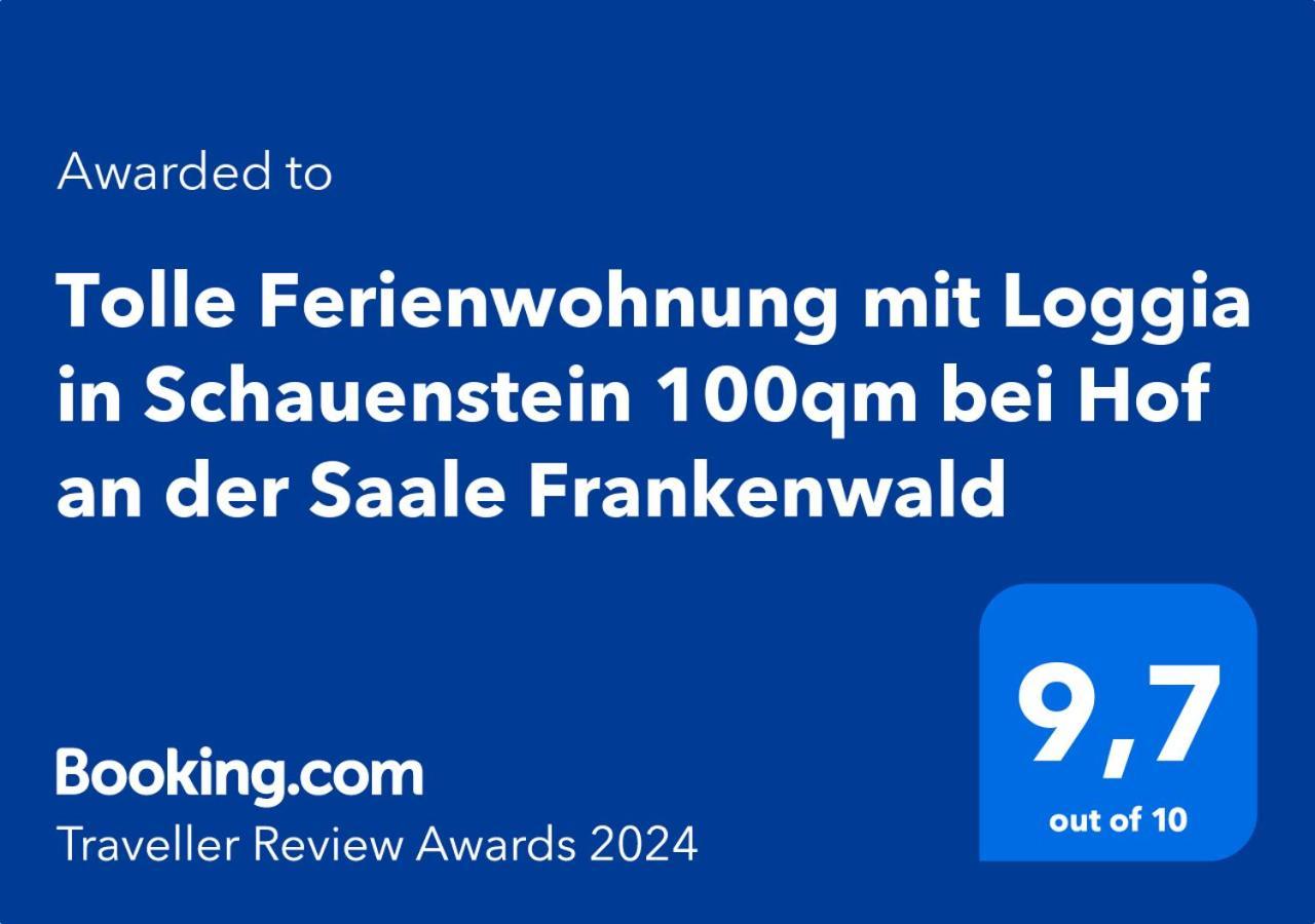 Tolle Ferienwohnung Mit Loggia In Schauenstein 100Qm Bei Hof An Der Saale Frankenwald Ngoại thất bức ảnh